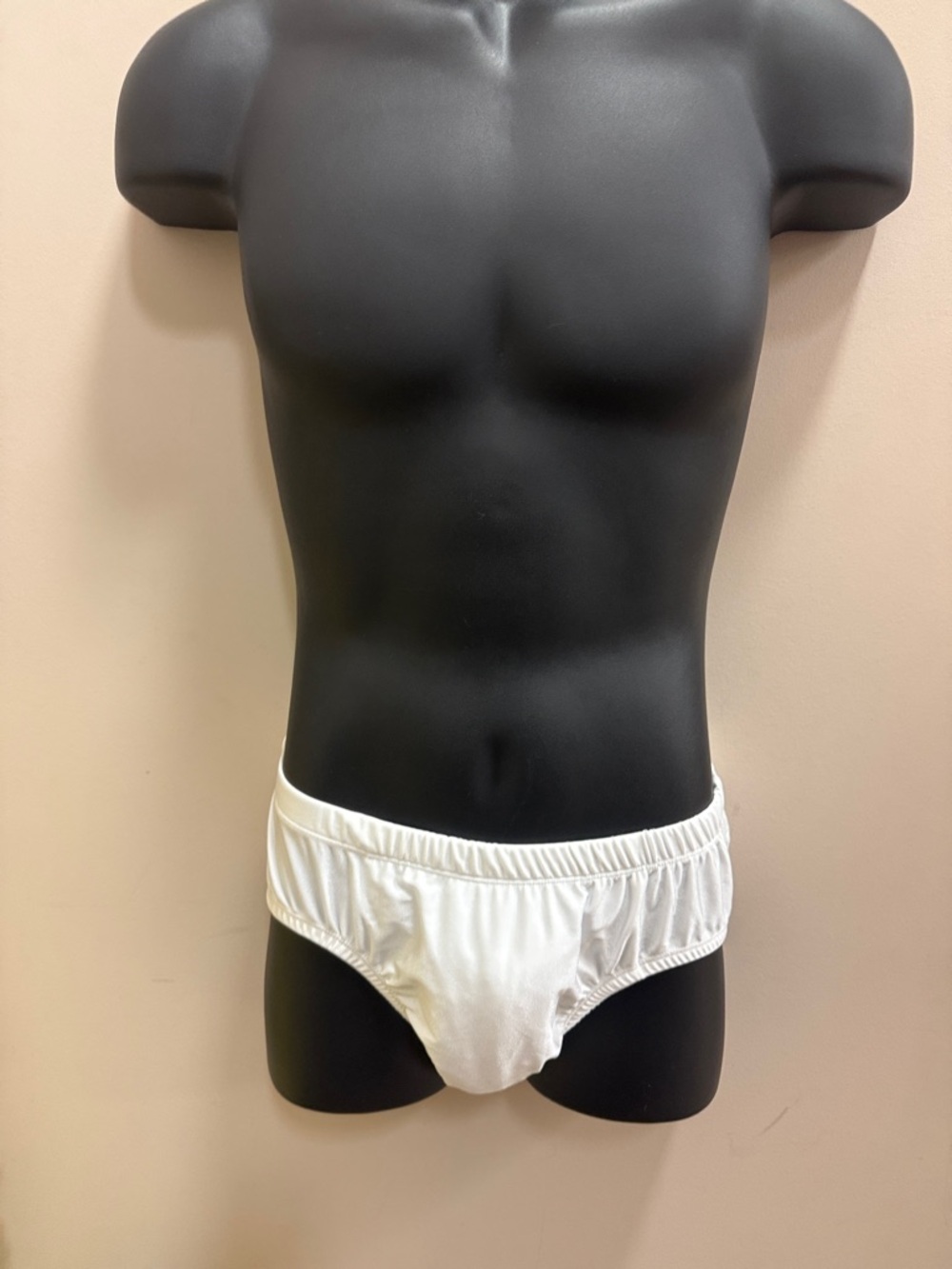 Men's White Elastic Briefs - Comfortable Everyday Fit